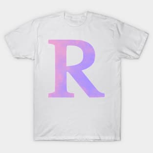 The Letter R Pink and Purple T-Shirt